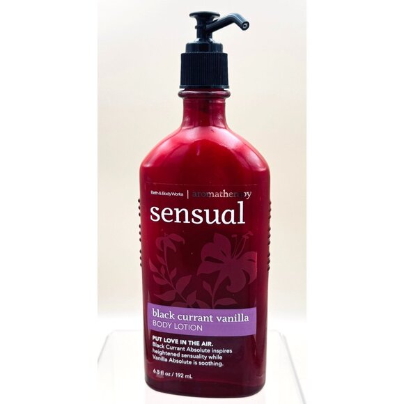 Bath & Body Works Sensual Black Currant Vanilla Body Lotion 6.5 oz Discontinued